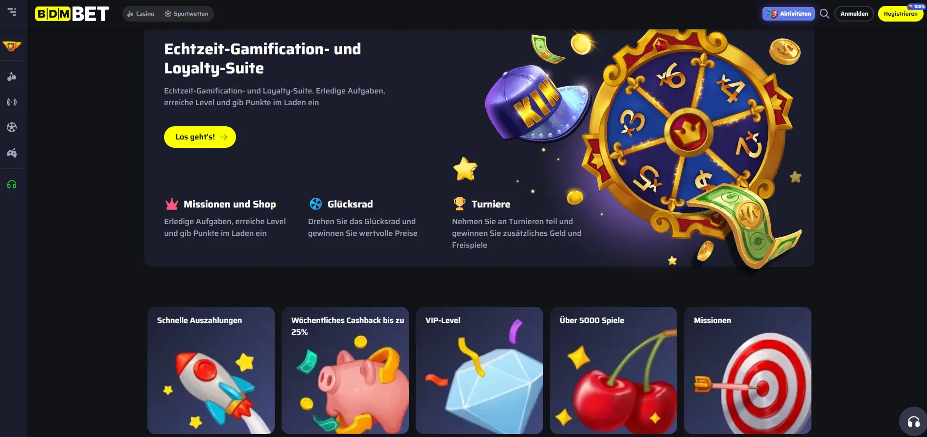 BDM BET Casino Site